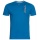 Odlo Wander-/Freizeit Tshirt Crew Neck Nikko mit Logo-Print (50% Baumwolle, 50% Polyester) indigoblau Herren